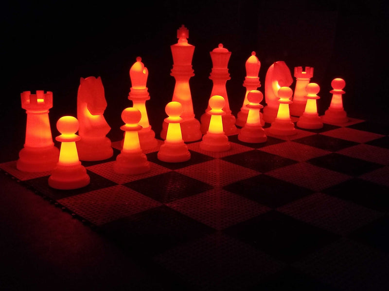 MegaChess MegaChess 26 Inch Perfect Light-up LED Giant Chess Set | Three Options Available