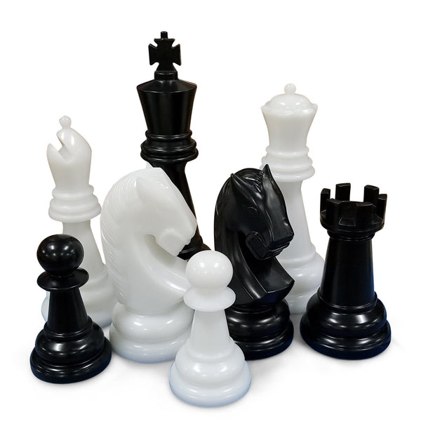 MegaChess 8 Tall Oversized Chess Set with Vinyl Roll-up Board & Reviews
