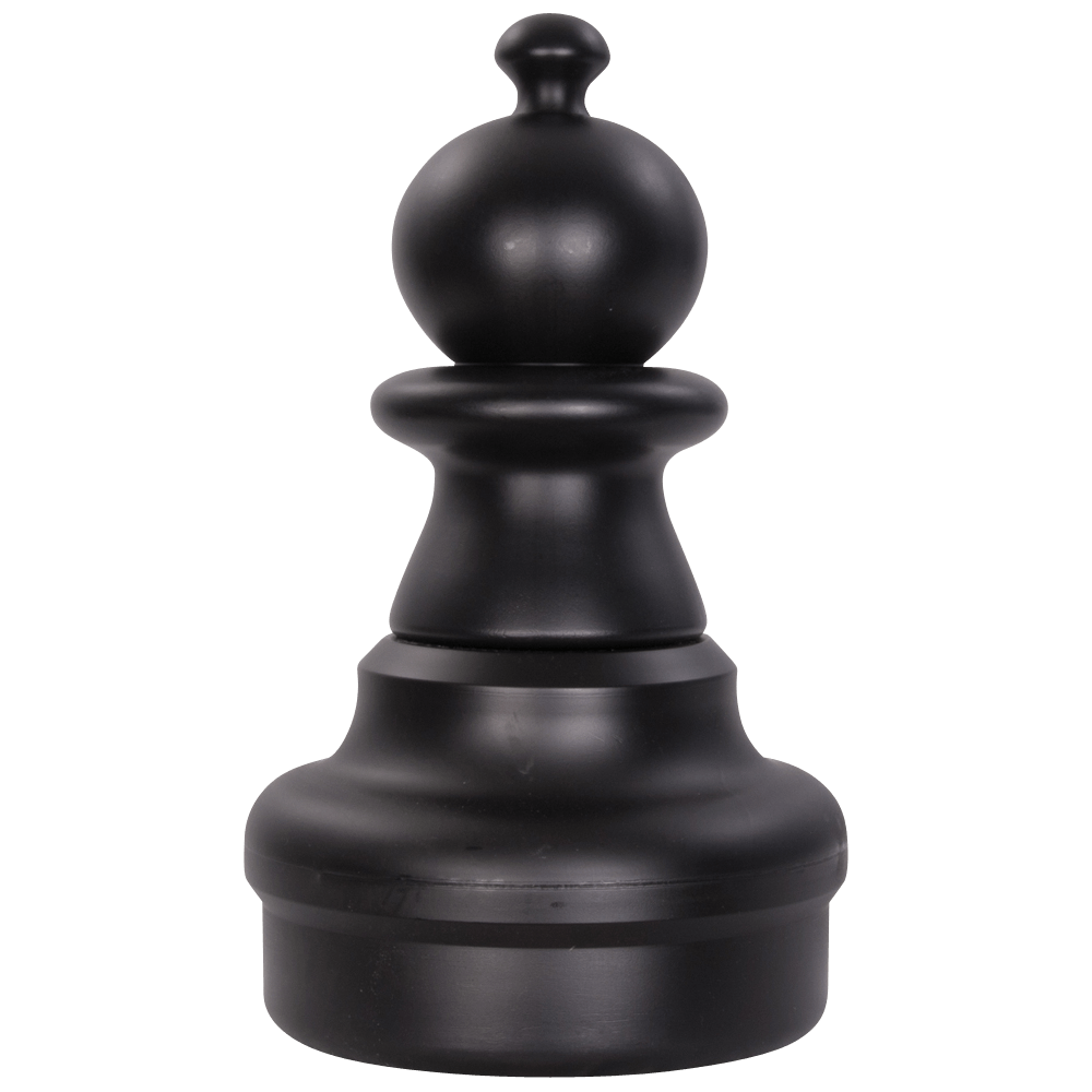 Giant Chess Piece 16 Inch Dark Plastic Pawn | MegaChess