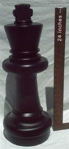 Mega Chess Buy Individual Chess Pieces Giant Chess Piece 25 Inch Dark Plastic King