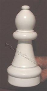 Mega Chess Buy Individual Chess Pieces MegaChess 10 Inch Light Plastic Bishop Giant Chess Piece