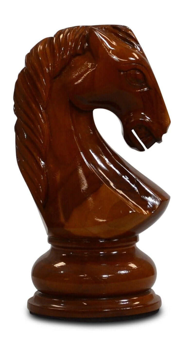 Mega Chess Buy Individual Chess Pieces MegaChess 10 Inch Light Teak Knight Giant Chess Piece