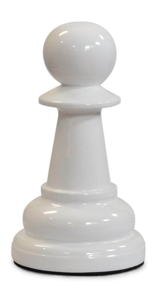 Mega Chess Buy Individual Chess Pieces MegaChess 12 Inch White Fiberglass Pawn Giant Chess Piece