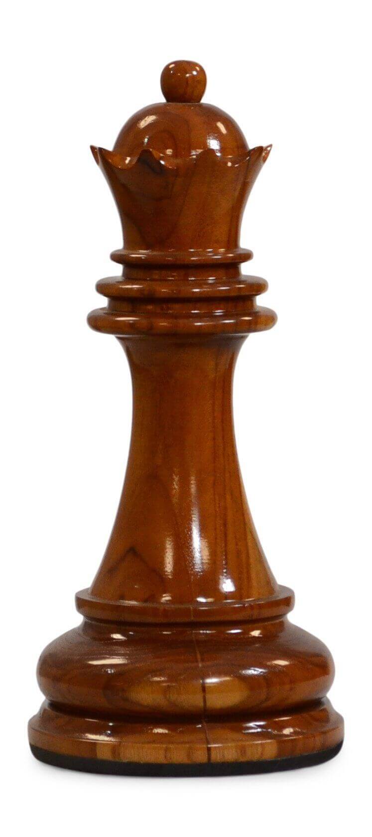 Mega Chess Buy Individual Chess Pieces MegaChess 14 Inch Light Teak Queen Giant Chess Piece