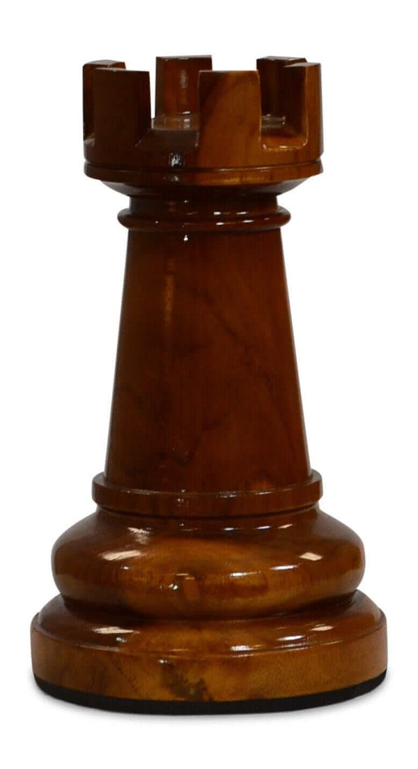 Mega Chess Buy Individual Chess Pieces MegaChess 14 Inch Light Teak Rook Giant Chess Piece