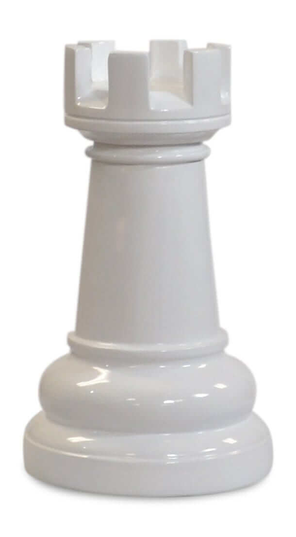 Mega Chess Buy Individual Chess Pieces MegaChess 14 Inch White Fiberglass Rook Giant Chess Piece