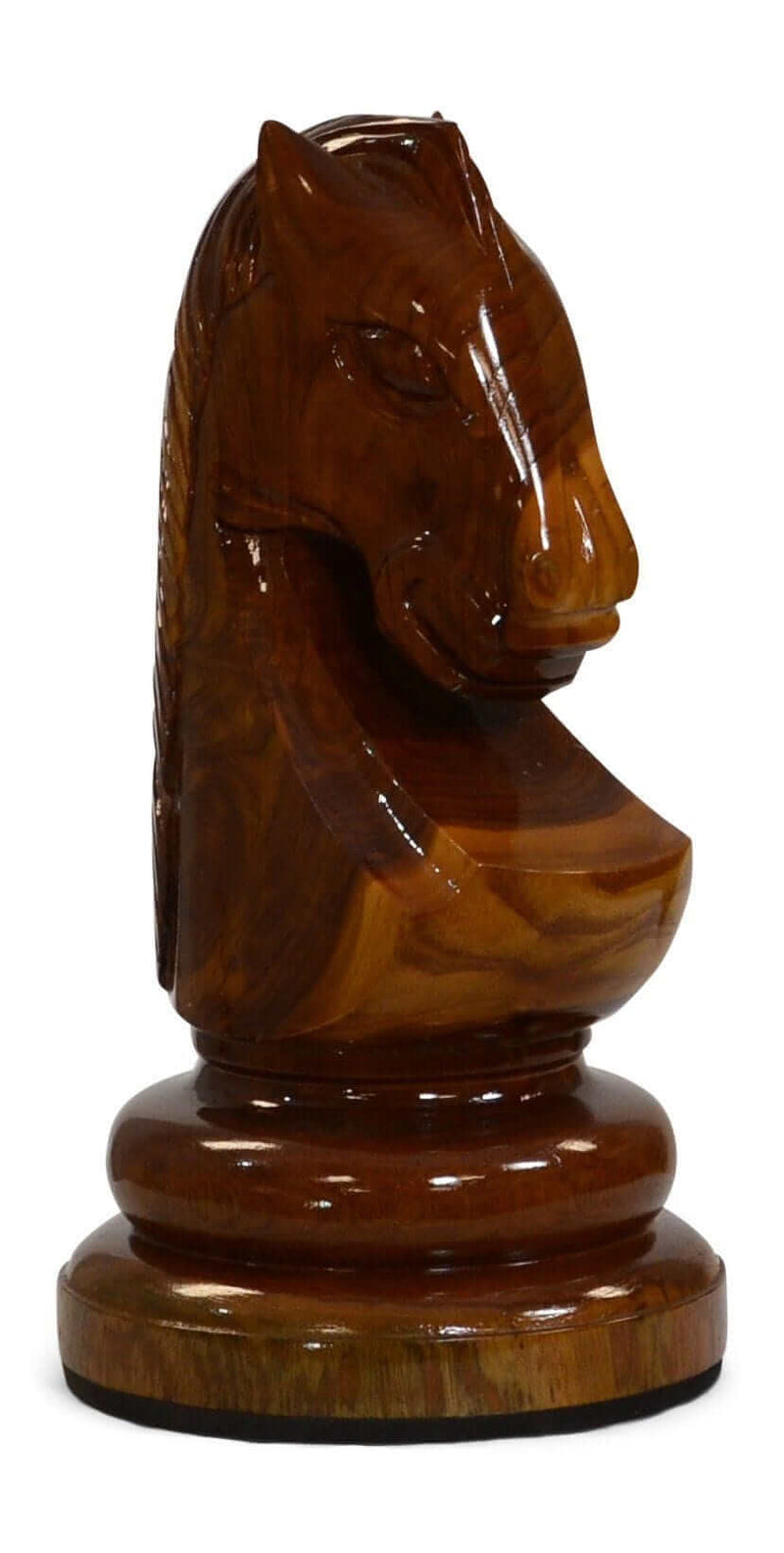 Mega Chess Buy Individual Chess Pieces MegaChess 16 Inch Light Teak Knight Giant Chess Piece