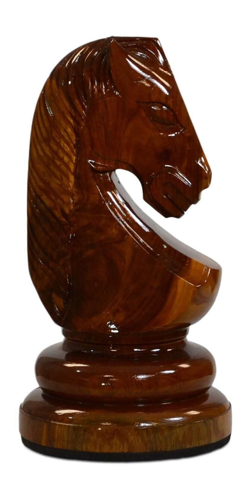 Mega Chess Buy Individual Chess Pieces MegaChess 16 Inch Light Teak Knight Giant Chess Piece