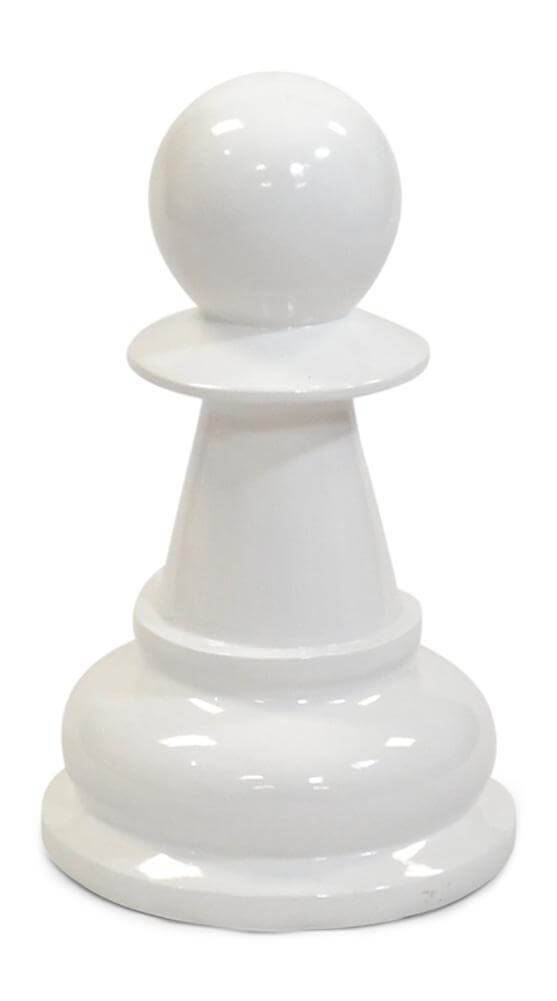 Mega Chess Buy Individual Chess Pieces MegaChess 16 Inch White Fiberglass Pawn Giant Chess Piece