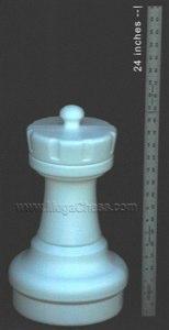 Mega Chess Buy Individual Chess Pieces MegaChess 17 Inch Light Plastic Rook Giant Chess Piece