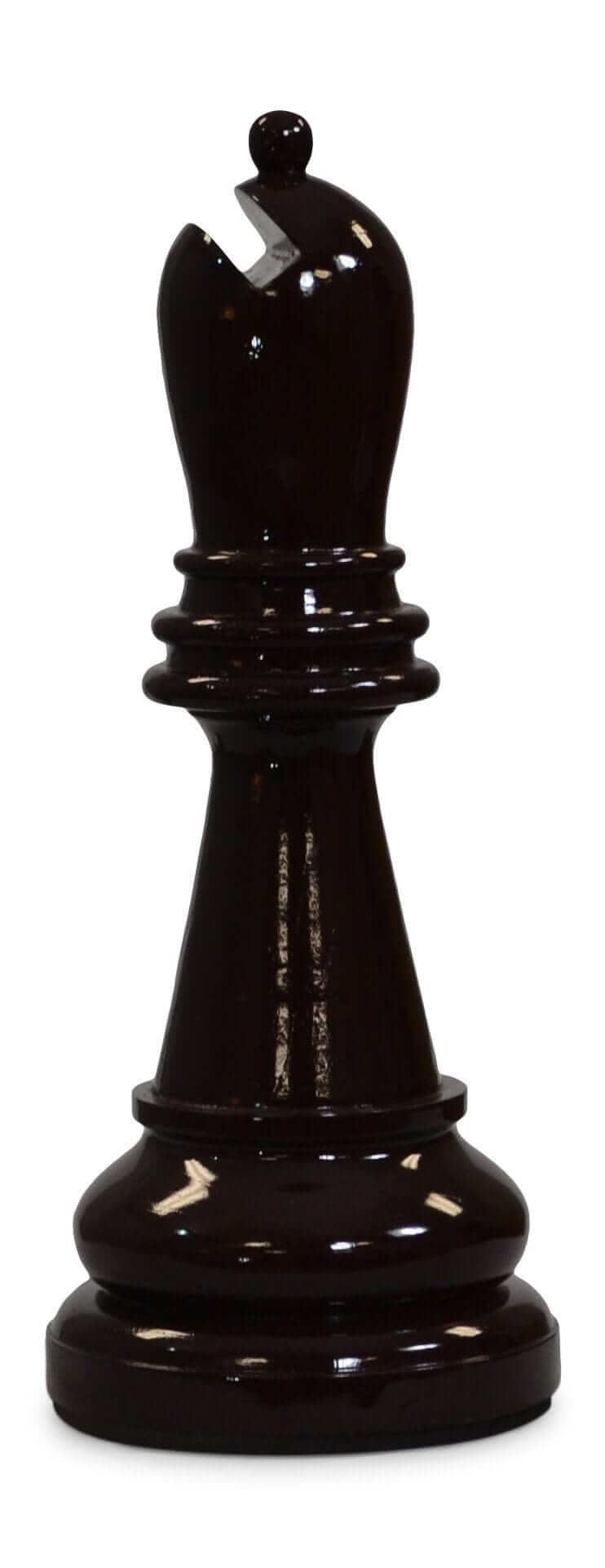 Mega Chess Buy Individual Chess Pieces MegaChess 18 Inch Dark Teak Bishop Giant Chess Piece