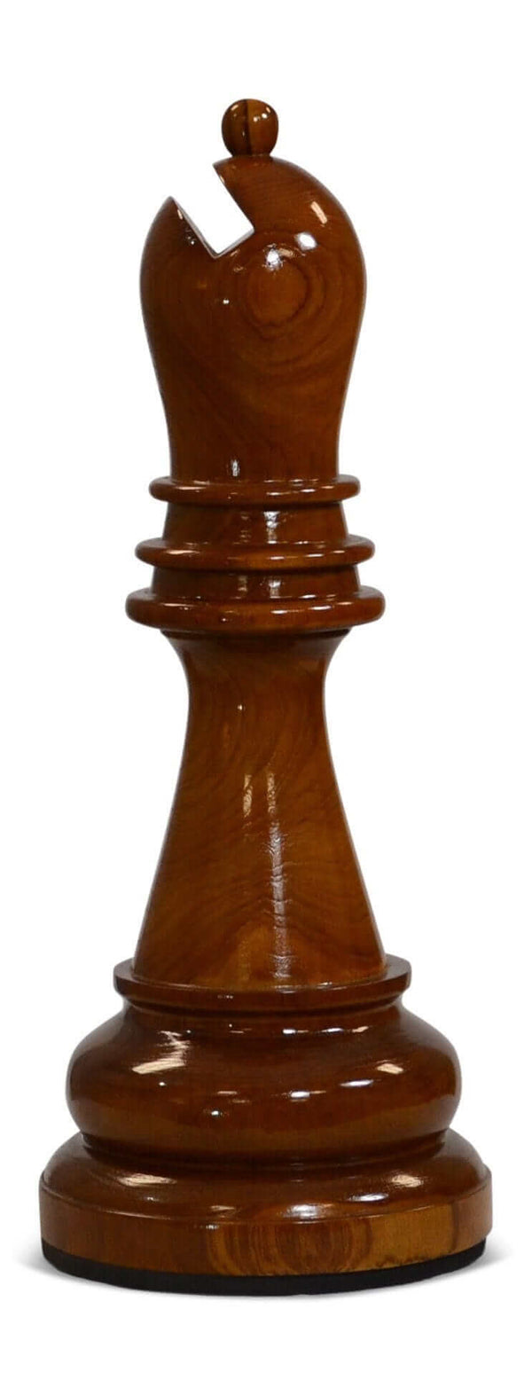 Mega Chess Buy Individual Chess Pieces MegaChess 18 Inch Light Teak Bishop Giant Chess Piece