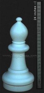 Mega Chess Buy Individual Chess Pieces MegaChess 21 Inch Light Plastic Bishop Giant Chess Piece