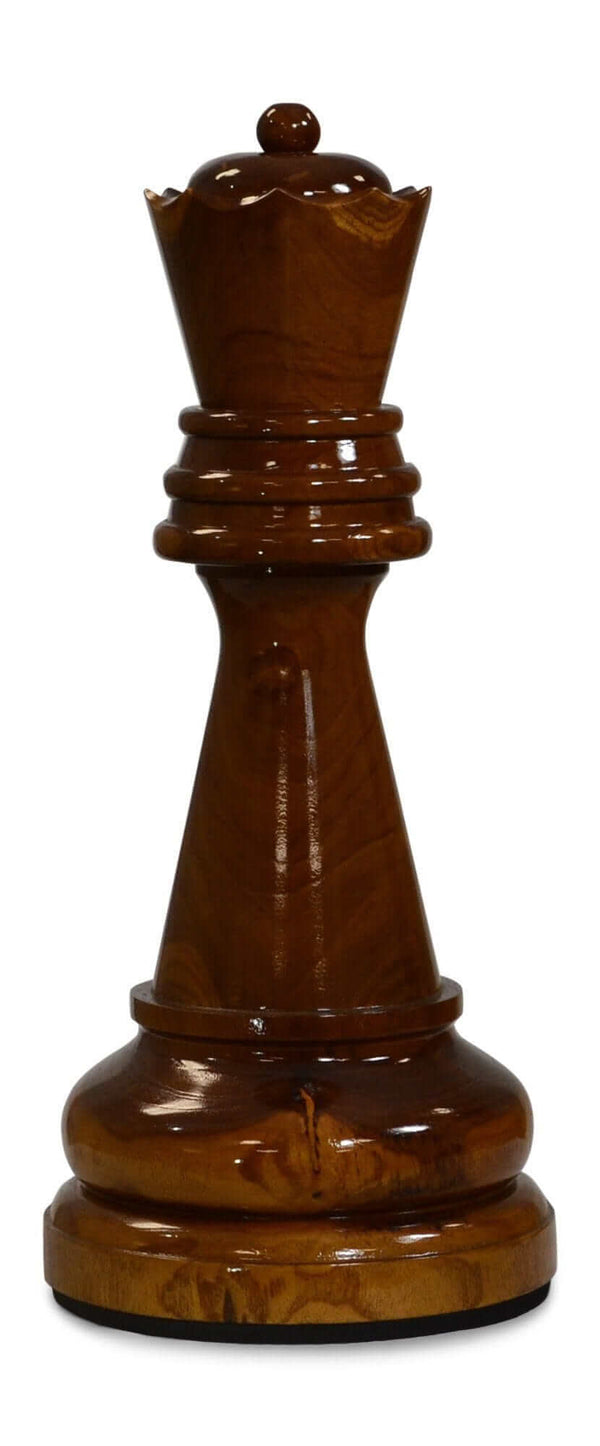 Mega Chess Buy Individual Chess Pieces MegaChess 21 Inch Light Teak Queen Giant Chess Piece