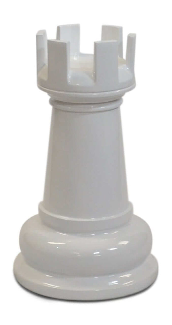 Mega Chess Buy Individual Chess Pieces MegaChess 21 Inch White Fiberglass Rook Giant Chess Piece