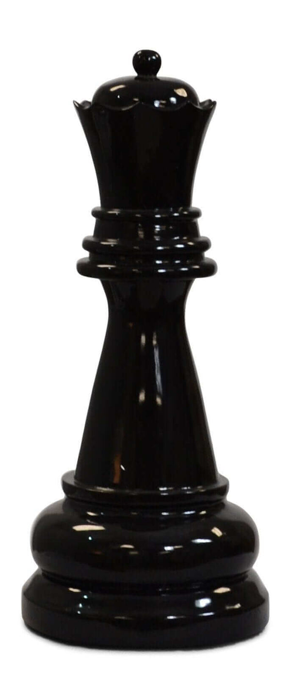 Mega Chess Buy Individual Chess Pieces MegaChess 22 Inch Black Fiberglass Queen Giant Chess Piece