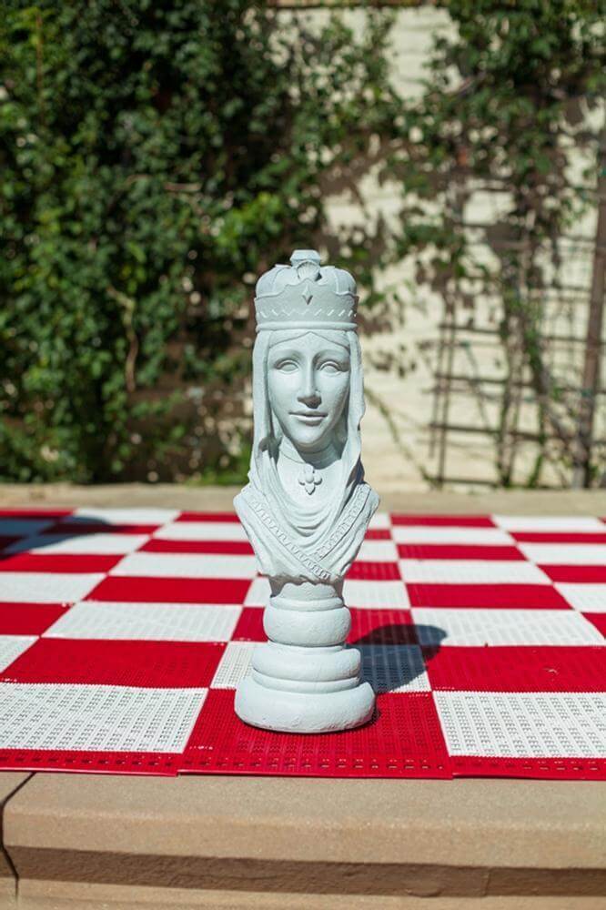 Mega Chess Buy Individual Chess Pieces MegaChess 22 Inch Light Fiberglass Medieval Queen Giant Chess Piece