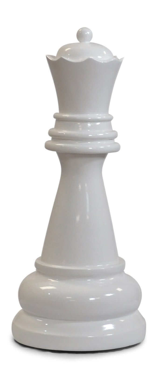 Mega Chess Buy Individual Chess Pieces MegaChess 22 Inch White Fiberglass Queen Giant Chess Piece