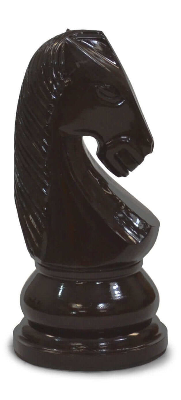 Mega Chess Buy Individual Chess Pieces MegaChess 24 Inch Dark Teak Knight Giant Chess Piece