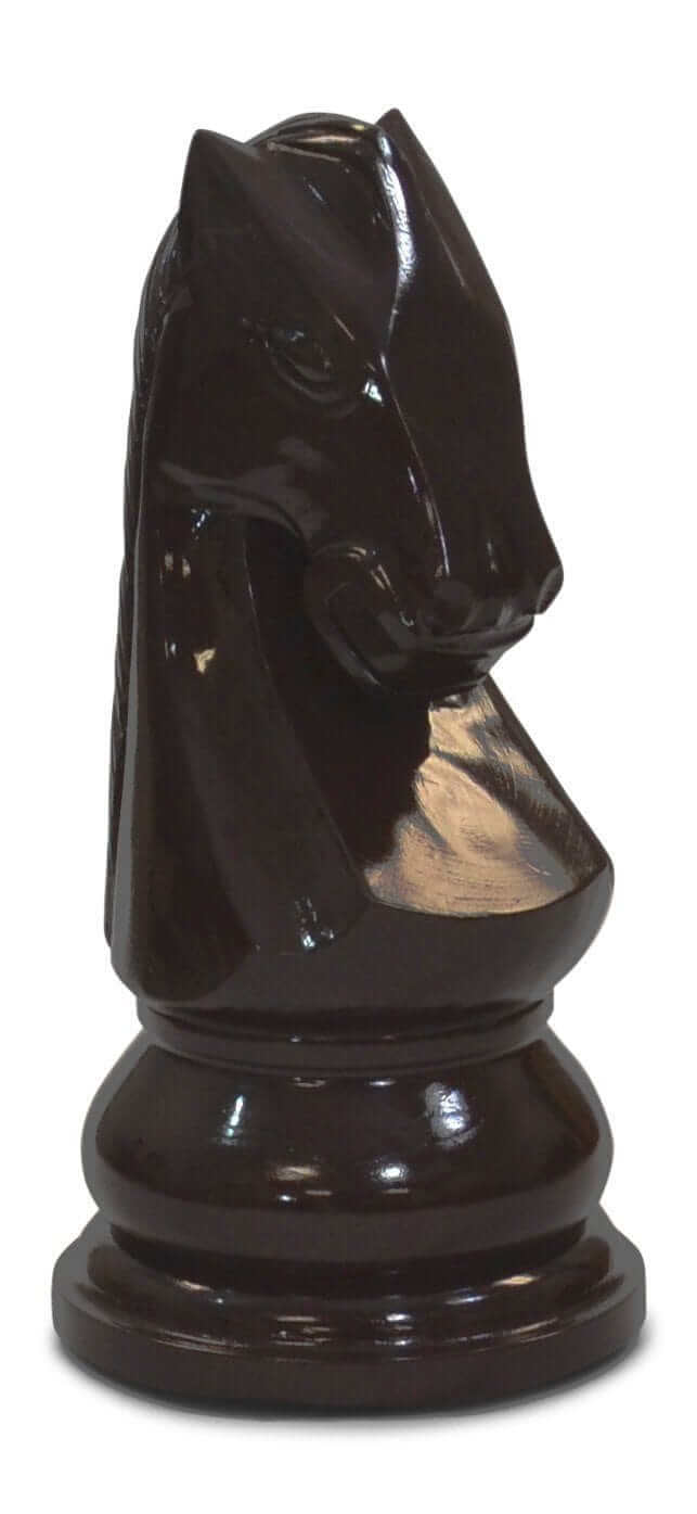 Mega Chess Buy Individual Chess Pieces MegaChess 24 Inch Dark Teak Knight Giant Chess Piece