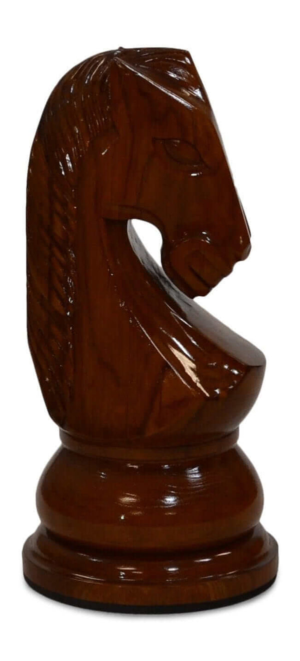 Mega Chess Buy Individual Chess Pieces MegaChess 24 Inch Light Teak Knight Giant Chess Piece