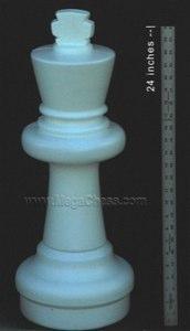 Mega Chess Buy Individual Chess Pieces MegaChess 25 Inch Light Plastic King Giant Chess Piece