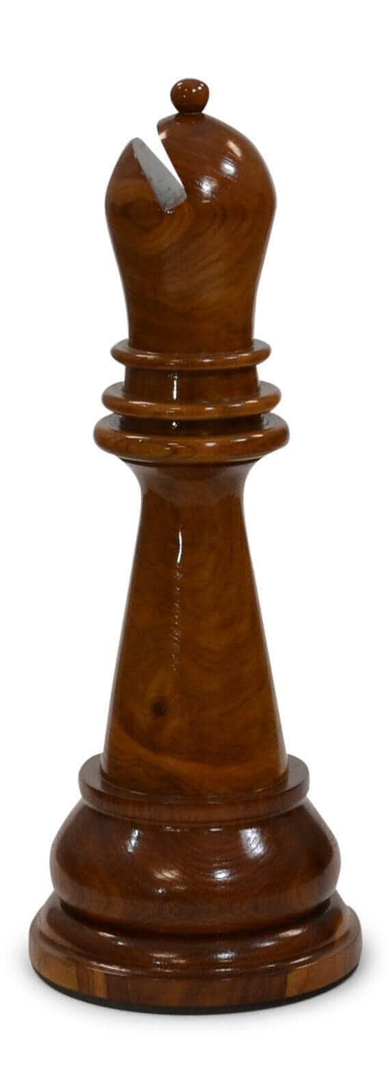 Mega Chess Buy Individual Chess Pieces MegaChess 27 Inch Light Teak Bishop Giant Chess Piece