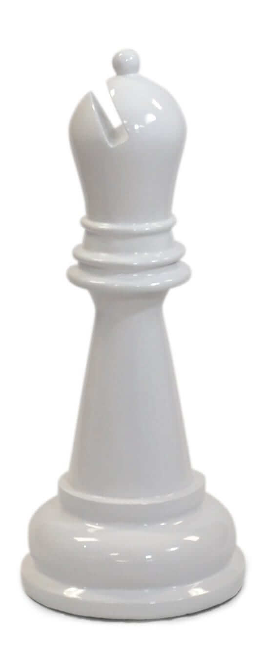 Mega Chess Buy Individual Chess Pieces MegaChess 28 Inch White Fiberglass Bishop Giant Chess Piece