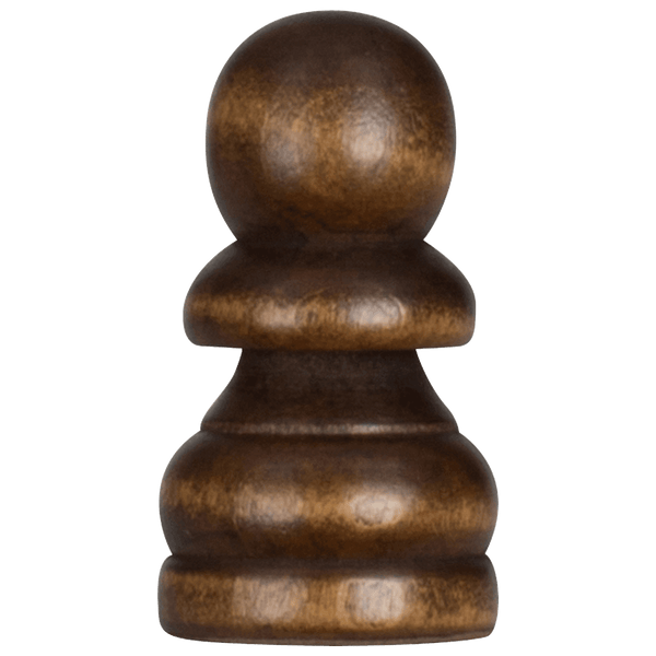 Mega Chess Buy Individual Chess Pieces MegaChess 3 Inch Dark Rubber Tree Pawn Giant Chess Piece