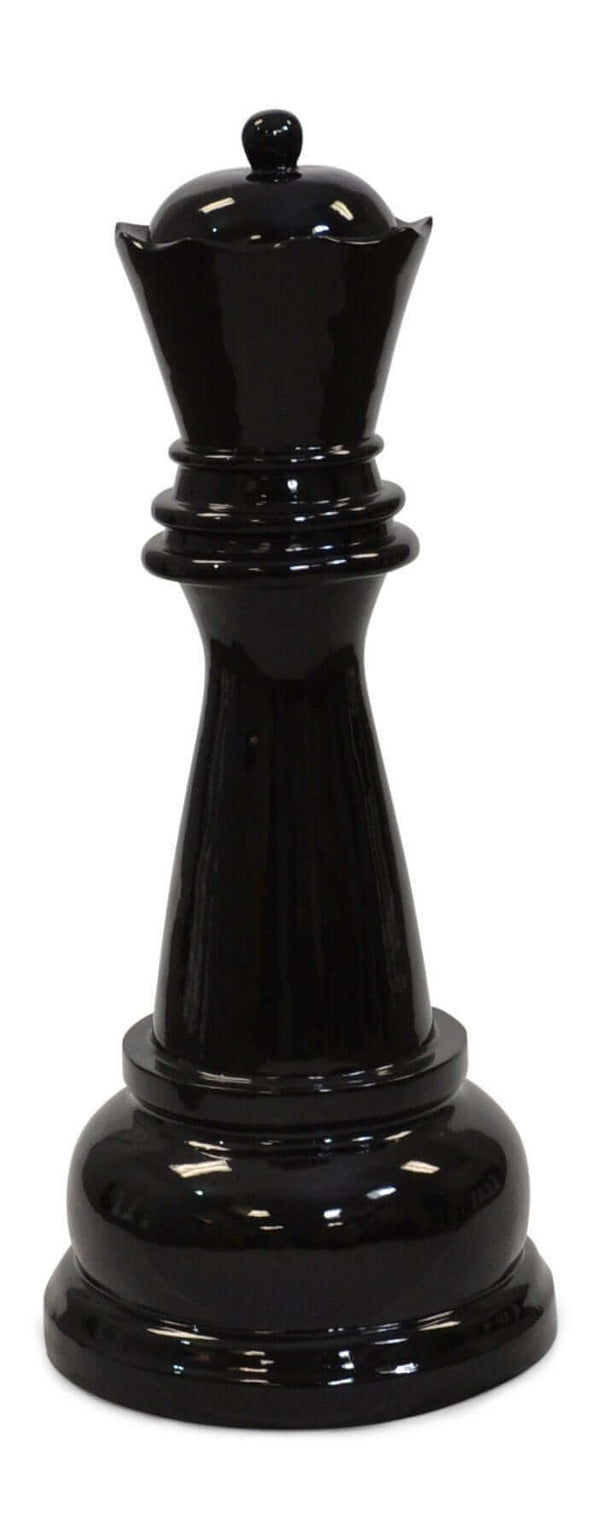 Mega Chess Buy Individual Chess Pieces MegaChess 31 Inch Black Fiberglass Queen Giant Chess Piece