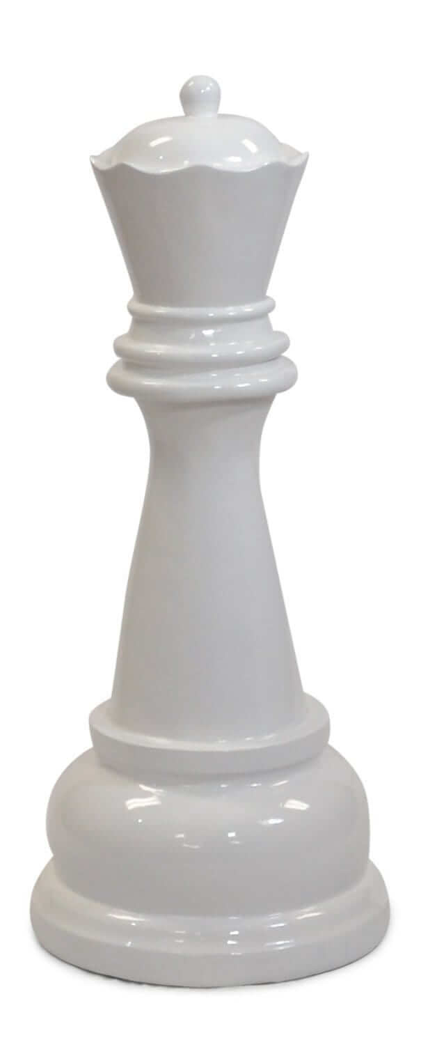 Mega Chess Buy Individual Chess Pieces MegaChess 31 Inch White Fiberglass Queen Giant Chess Piece