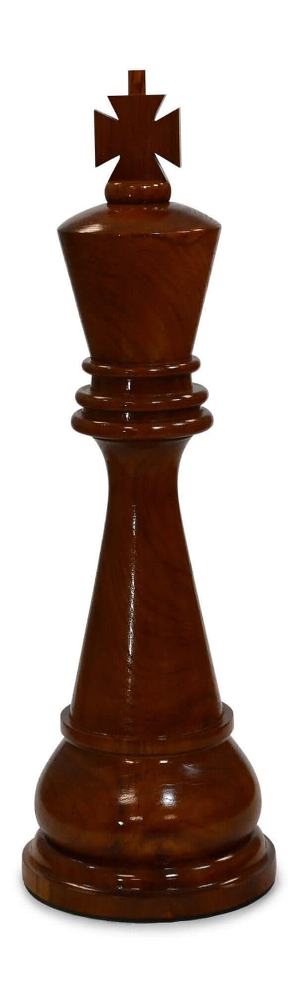 Mega Chess Buy Individual Chess Pieces MegaChess 36 Inch Light Teak King Giant Chess Piece