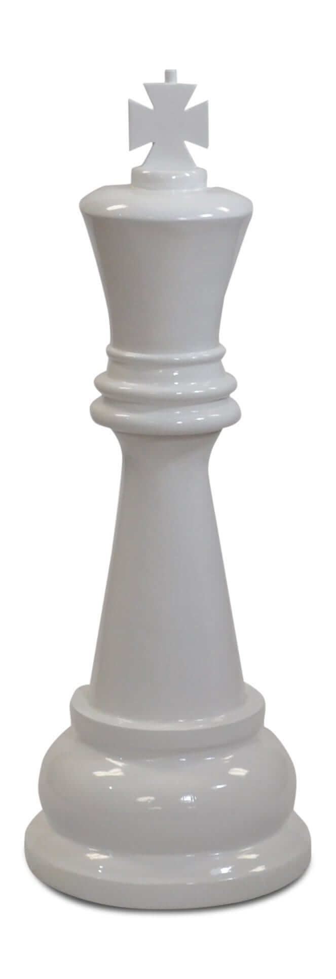 Mega Chess Buy Individual Chess Pieces MegaChess 36 Inch White Fiberglass King Giant Chess Piece