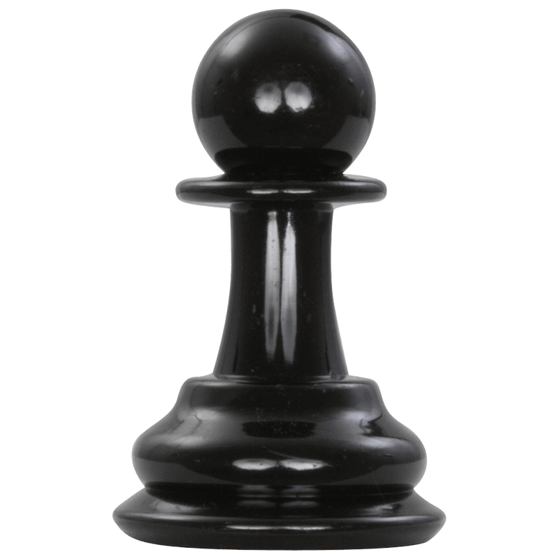 Mega Chess Buy Individual Chess Pieces MegaChess 4 Inch Dark Plastic Pawn Giant Chess Piece