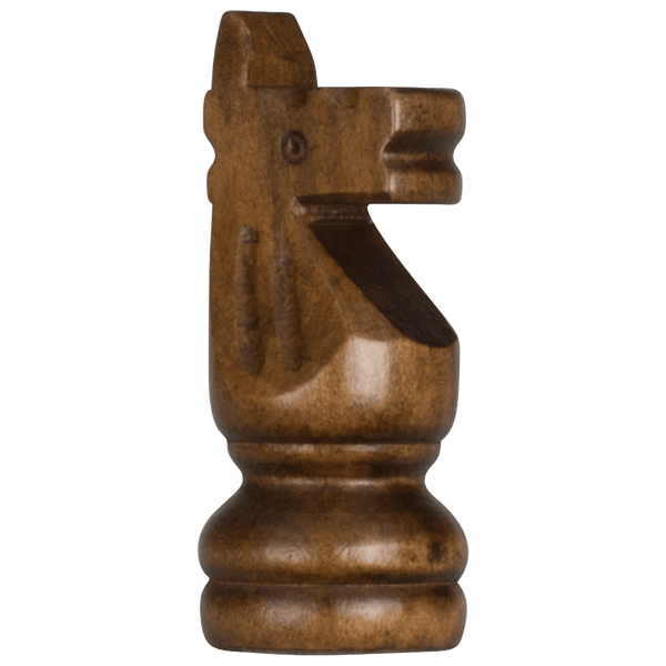 Mega Chess Buy Individual Chess Pieces MegaChess 4 Inch Dark Rubber Tree Knight Giant Chess Piece