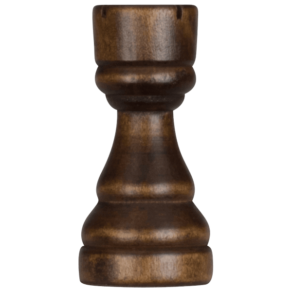 Mega Chess Buy Individual Chess Pieces MegaChess 4 Inch Dark Rubber Tree Rook Giant Chess Piece