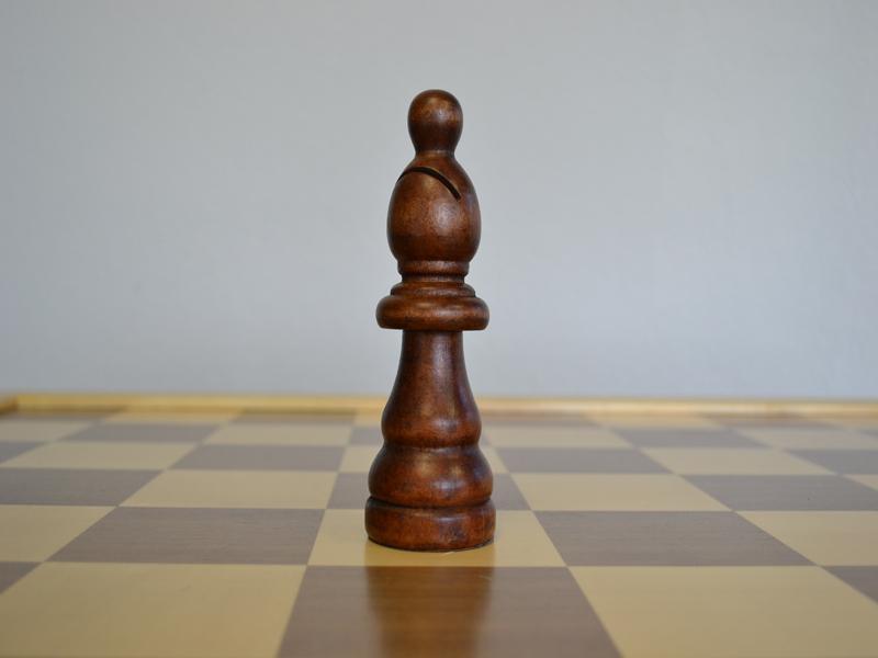 Mega Chess Buy Individual Chess Pieces MegaChess 5 Inch Dark Rubber Tree Bishop Giant Chess Piece