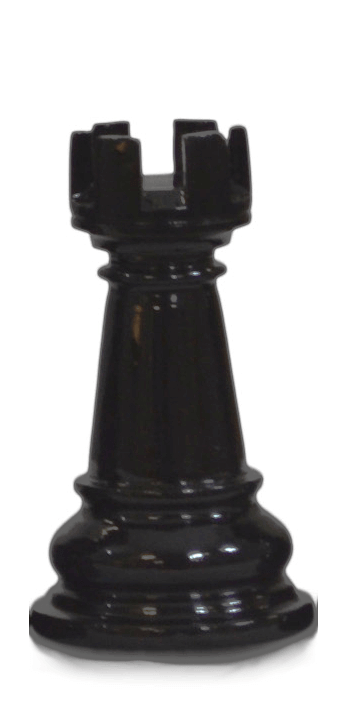 Mega Chess Buy Individual Chess Pieces MegaChess 5 Inch Dark Teak Rook Giant Chess Piece