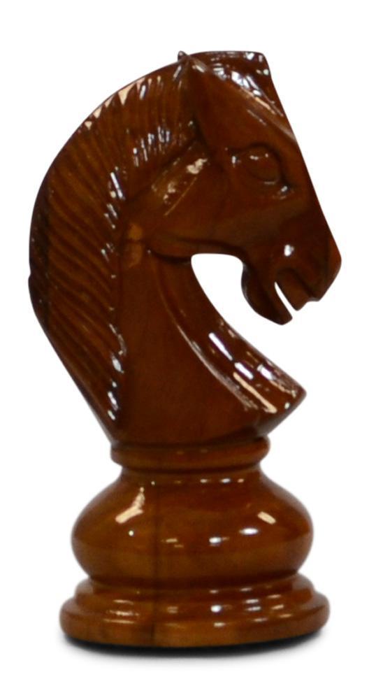 Mega Chess Buy Individual Chess Pieces MegaChess 5 Inch Light Teak Knight Giant Chess Piece