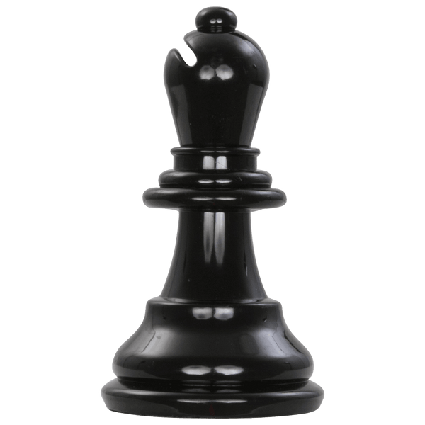 Mega Chess Buy Individual Chess Pieces MegaChess 6 Inch Dark Plastic Bishop Giant Chess Piece