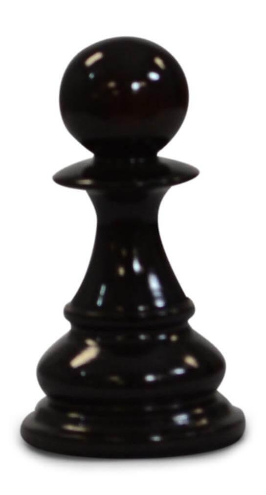 Mega Chess Buy Individual Chess Pieces MegaChess 6 Inch Dark Teak Pawn Giant Chess Piece