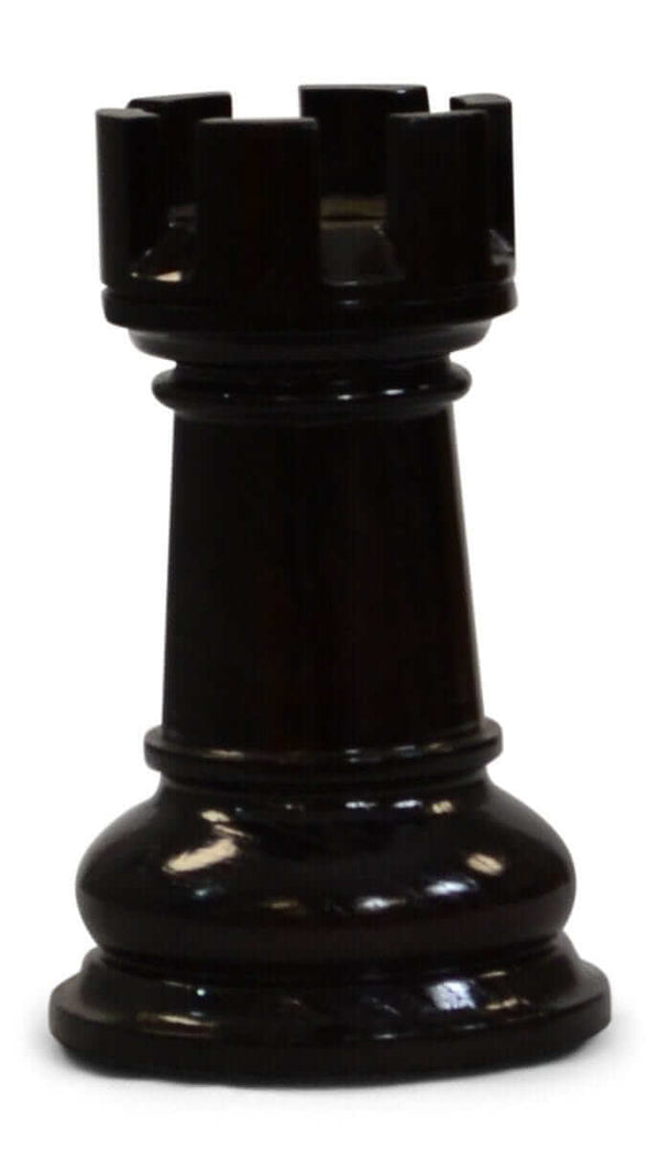 Mega Chess Buy Individual Chess Pieces MegaChess 7 Inch Dark Teak Rook Giant Chess Piece