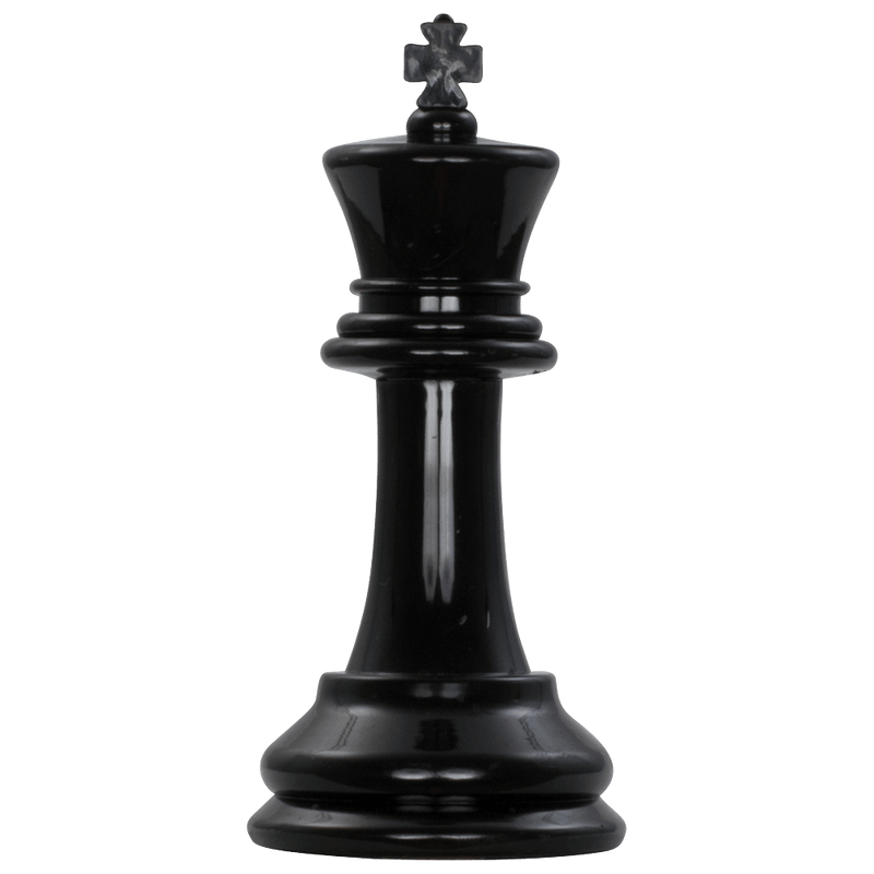 Mega Chess Buy Individual Chess Pieces MegaChess 8 Inch Dark Plastic King Giant Chess Piece