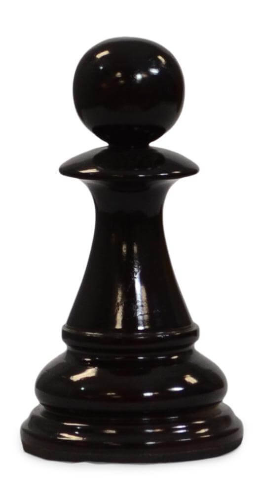 Mega Chess Buy Individual Chess Pieces MegaChess 8 Inch Dark Teak Pawn Giant Chess Piece