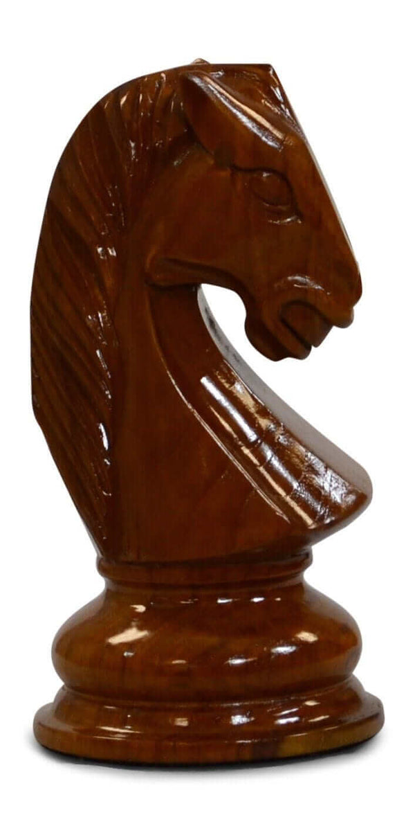 Mega Chess Buy Individual Chess Pieces MegaChess 8 Inch Light Teak Knight Giant Chess Piece