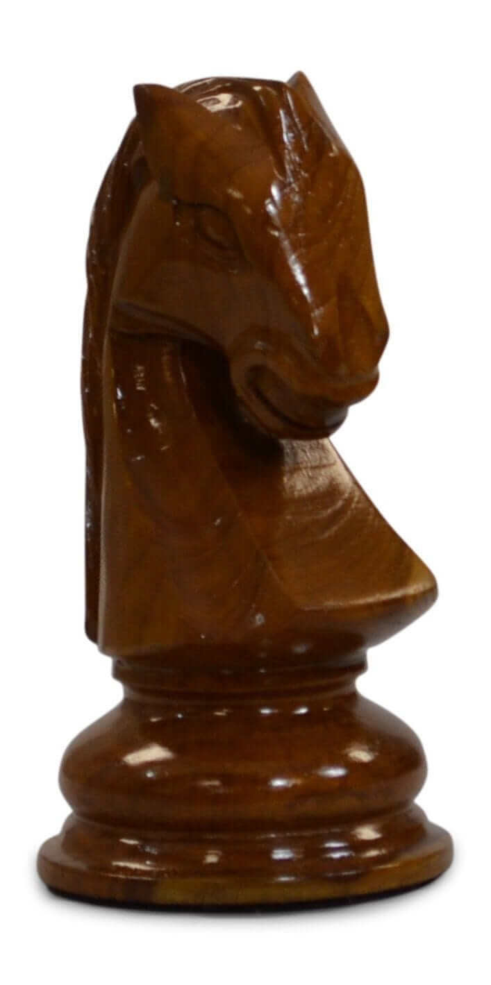 Mega Chess Buy Individual Chess Pieces MegaChess 8 Inch Light Teak Knight Giant Chess Piece