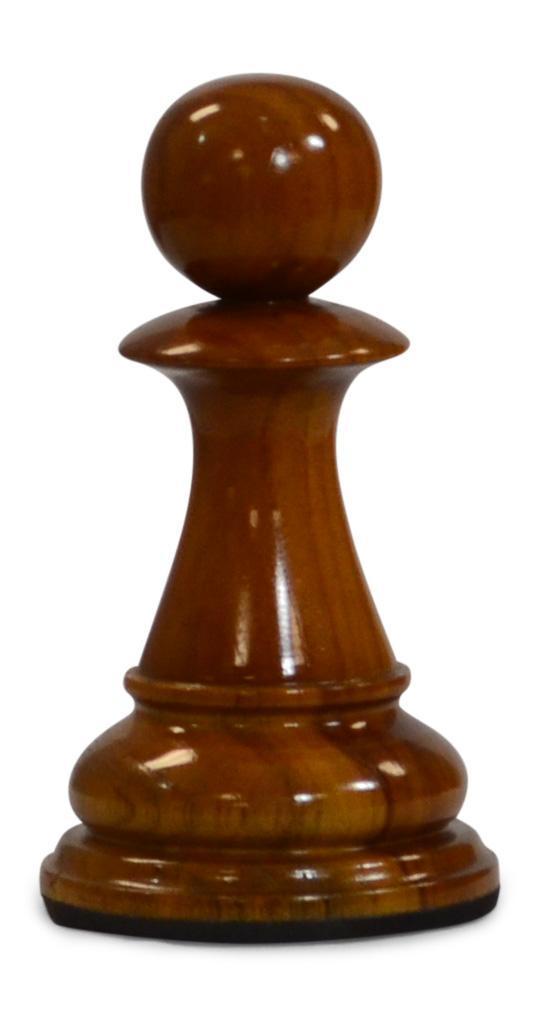 Mega Chess Buy Individual Chess Pieces MegaChess 8 Inch Light Teak Pawn Giant Chess Piece