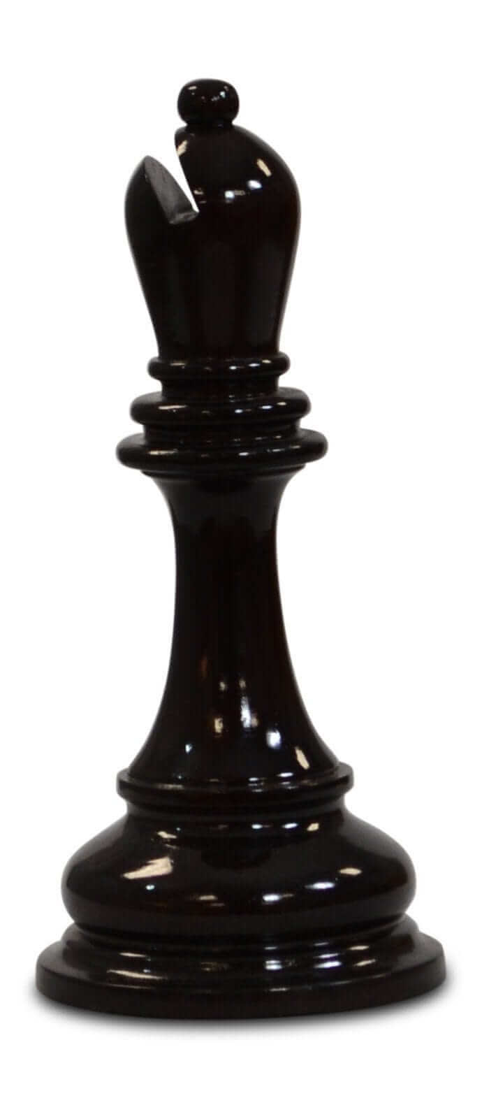 Mega Chess Buy Individual Chess Pieces MegaChess 9 Inch Dark Teak Bishop Giant Chess Piece