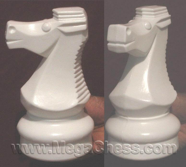 Mega Chess Buy Individual Chess Pieces MegaChess 9 Inch Light Plastic Knight Giant Chess Piece