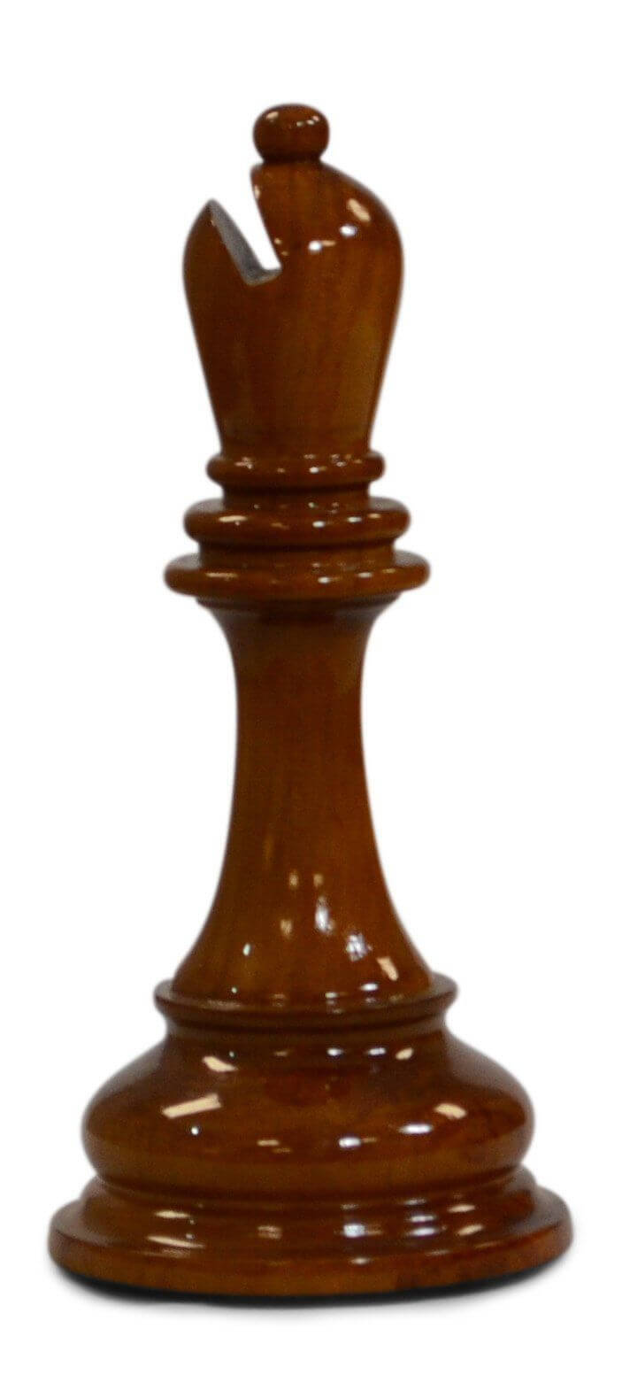 Mega Chess Buy Individual Chess Pieces MegaChess 9 Inch Light Teak Bishop Giant Chess Piece